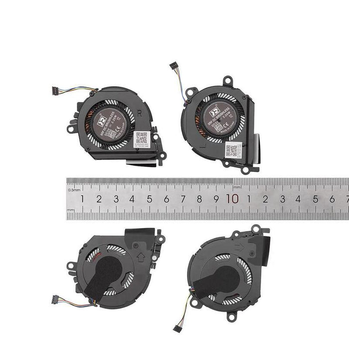 Ventiladores Cpu + Gpu Para Portátil Hp 13" Spectre X360 13t Ae000 13 Ae Tpn Q199