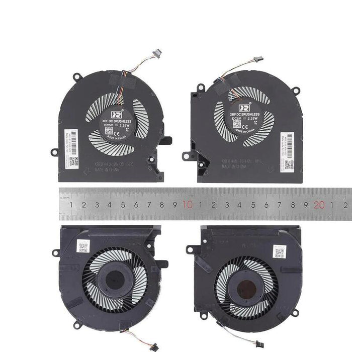 Ventiladores Cpu + Gpu Para Portátil Hp Omen 15 Ek 15 En Tpn Q236 Tpn Q238 5v