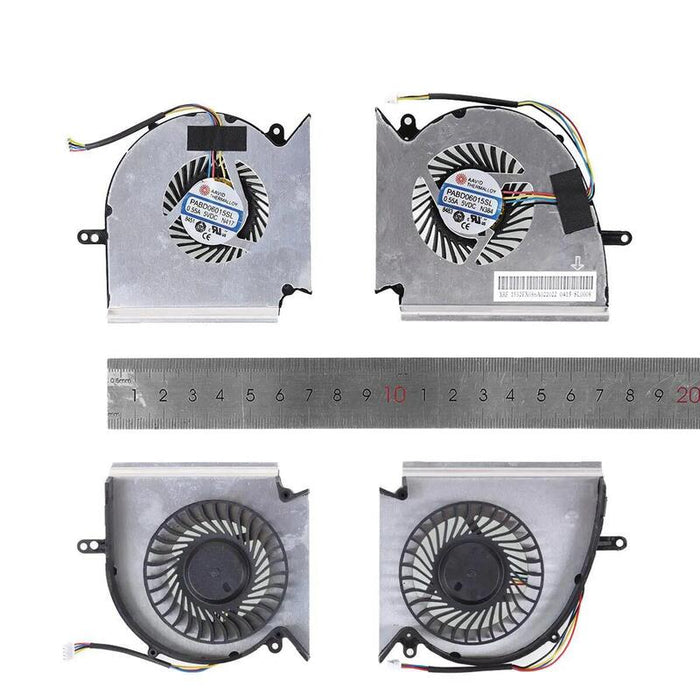 Ventiladores Cpu + Gpu Para Portátil Msi Ge75 Gp75 Gl75 We75 Vr Ms 17e2 Ms 1e4 Ms 1e5 Ms 1e7