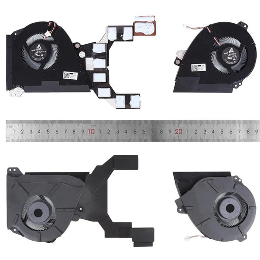 Ventiladores Cpu + Gpu Para Portátil Asus Gx501 Gx501V Gx501Vsk Nd75C19-17C10 Nd75C18-17C09