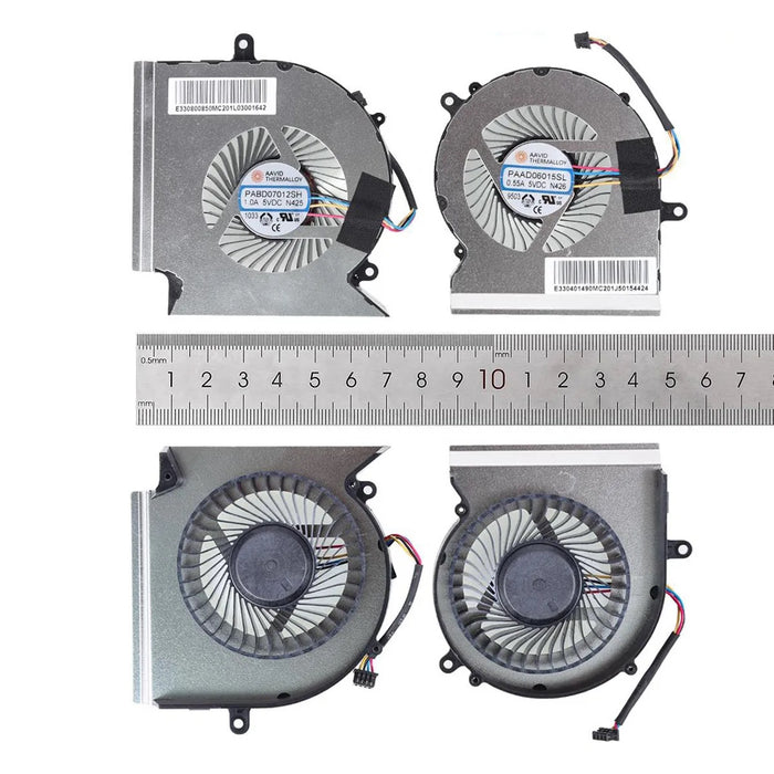 Ventiladores Cpu + Gpu Para Portátil Msi Gl65 Ge65 Gp65 We65 Ms-16U7 N425 N426