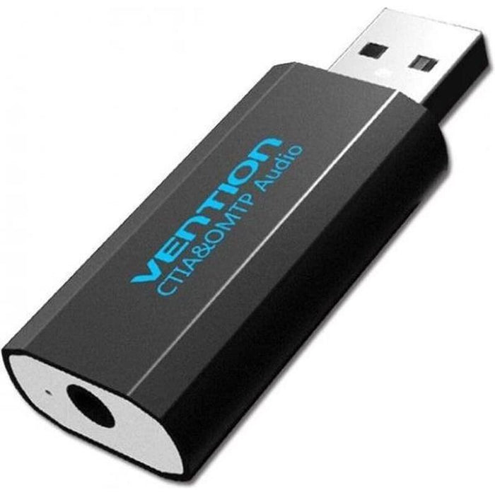 Vention Usb External Sound Cardext Black Metal(Omtp-Ctia)