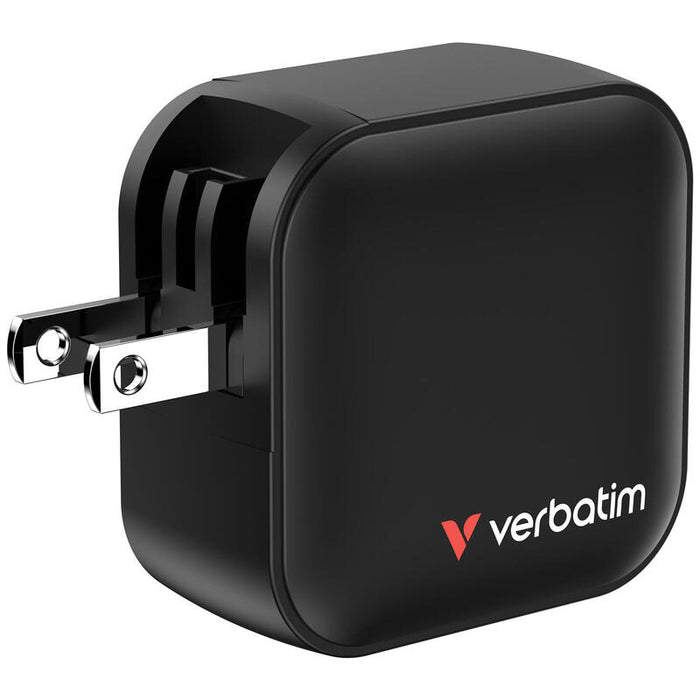 Verbatim Mini Gan Charger 70w 2xusb-C Pd, 1xusb-A Qc 3.0 32229