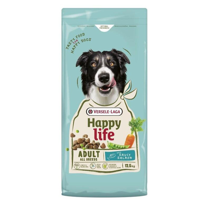 Versele Laga Happy Life Alimento Seco Con Salmón Para Perros Adultos 12,5 Kg