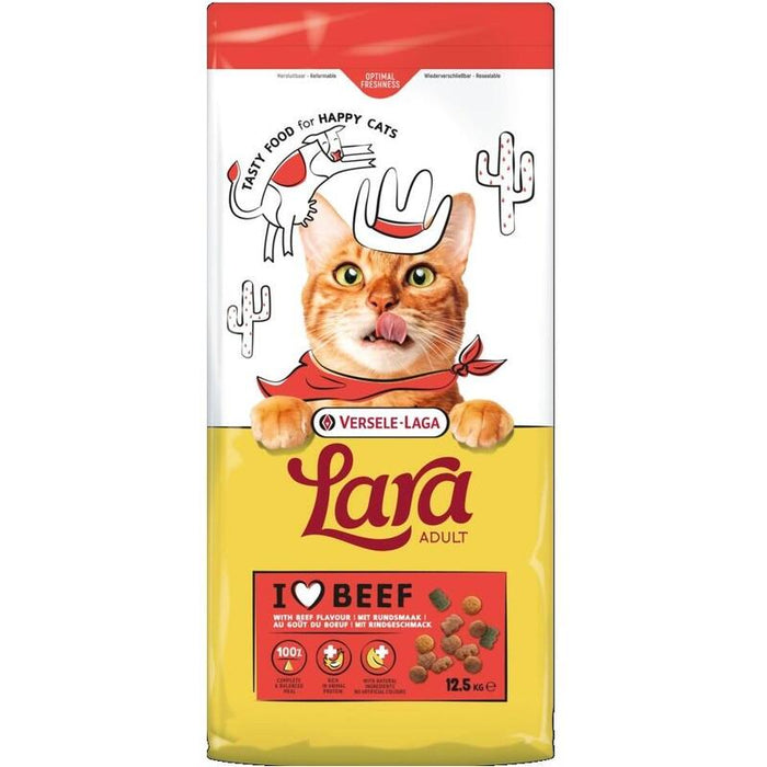 Versele-Laga Lara Beef - Comida Seca Para Gatos - 12,5kg