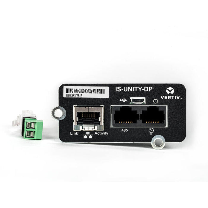 Vertiv Liebert Is-Unity-Dp Adaptador Y Tarjeta De Red Ethernet 100 Mbit/S Interno