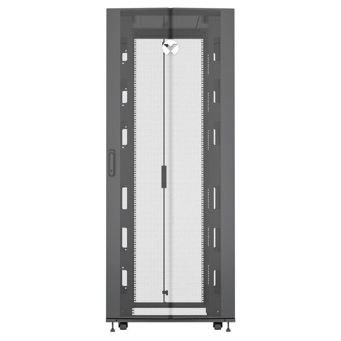 Vertiv Rack 42u 1998mm H X 800mm W X 1215mm D With Front Door 2 Split Locking Rear Doors 2 Pair 19 Mounting Rails 4 Split