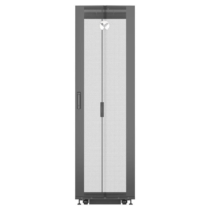 Vertiv Vr3300 Armario Rack 42u Rack O Bastidor Independiente Negro, Transparente