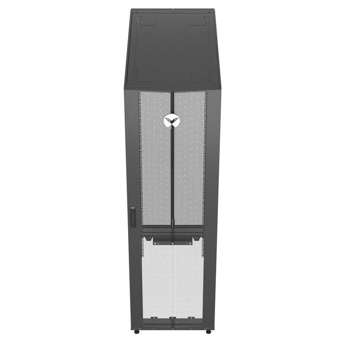 Vertiv Vr3300 Armario Rack 42u Rack O Bastidor Independiente Negro, Transparente