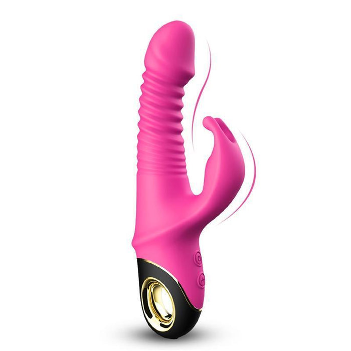 Vibrador Con Thrusting Y Oscilación 360º Rosa