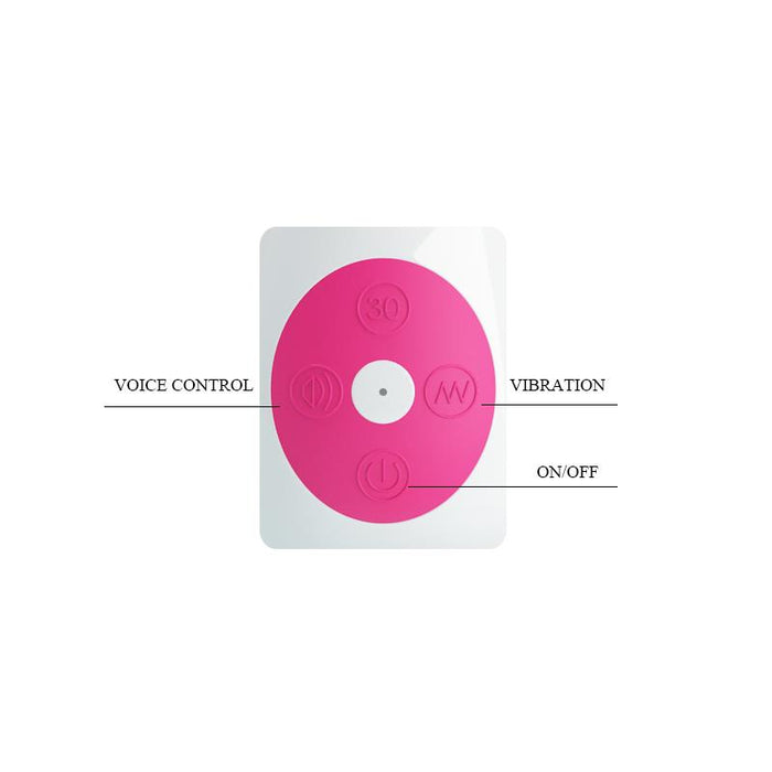 Vibrador Gene Con Control Por Voz Color Rosa
