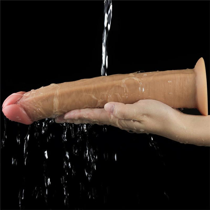 Vibrador Realista Con Rotación Doble Capa 10