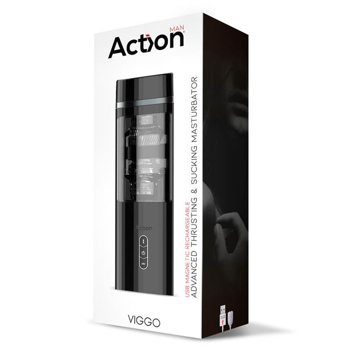 Masturbador Viggo  Advanced Con Up And Down Y Succión Usb
