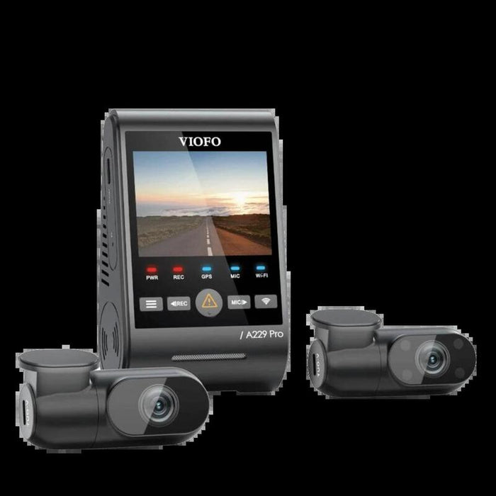 Viofo A229 Ultra 3ch 4k Delantera + 4k Trasera + 4k Interior - Dashcam