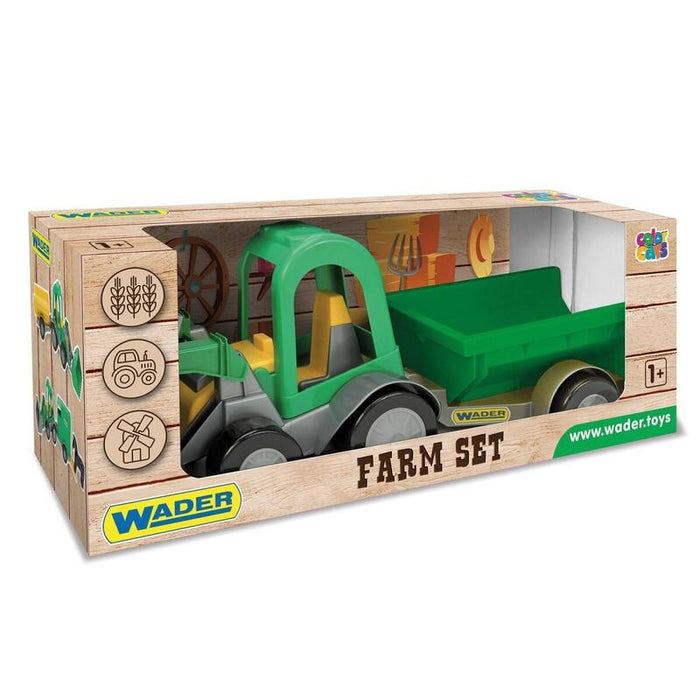 Wader Farmer Tractor     With Trailer