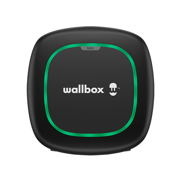 Wallbox Pulsar Max Electric Vehicle Charge, 5 Meter Cable Type 2, 22kw, Ik10 Protection Rating, Black