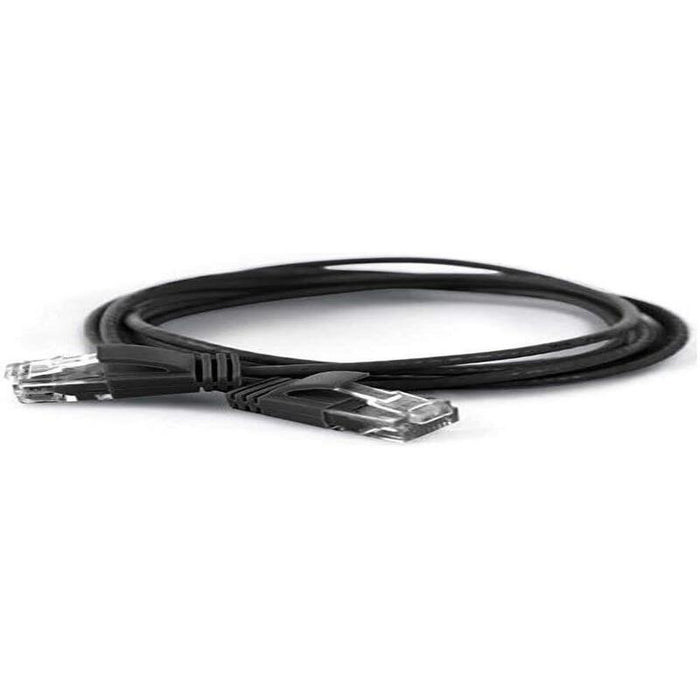 Wantec Cable De Red Utp Cat6a D=2,8mm 0,25m Negro