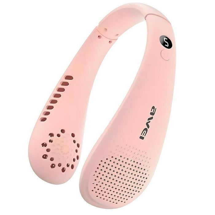 Wiatrak Wentylator Na Szyje F31 1200mah Rózowy