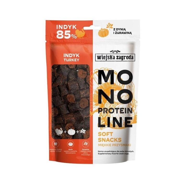 Wiejska Zagroda Monoprotein Line Soft Snacks Turkey - Premio Para Perros - 115g