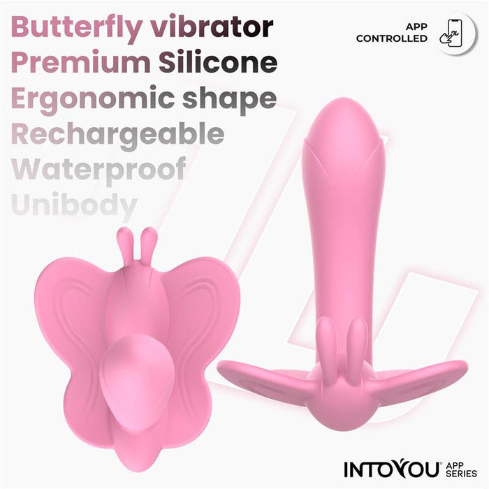 Wingy Estimulador Mariposa Con App Rosa