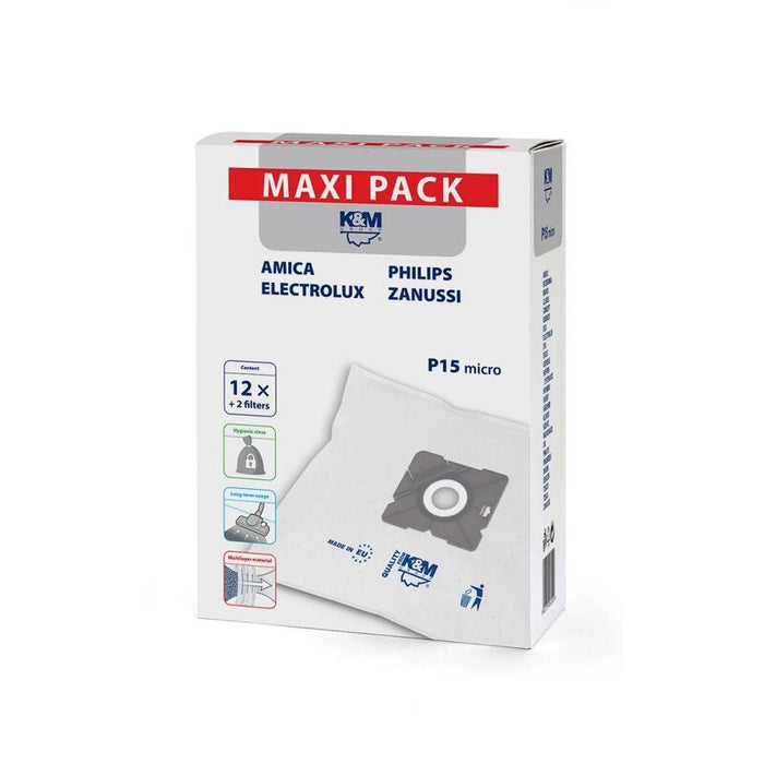 Worki Do Aspiradoraa P15/Maxi 12 Sztuk