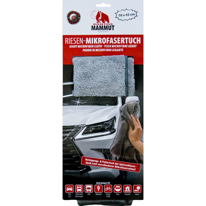 Xantos Mammut Riesen-Mikrofaser-2-Copias-Polishtuch 45x