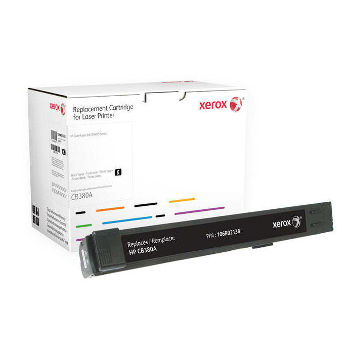 Xerox Hp Colour Laserjet Cp6015negrocartucho De Tner (Alternativa Para: Hp Cb380a)Para Hp Color Laserjet Cm6030, Cm6040, Cp6015