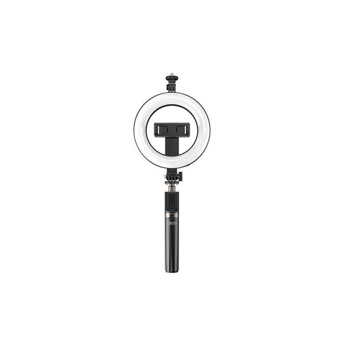 Xo Tripode + Palo Selfie Bluetooth + Luz Ss12 - Color Negro