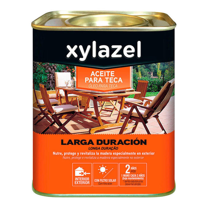 Xylazel Aceite Para Teca Larga Duracion Color Roble 0.750l 5396294