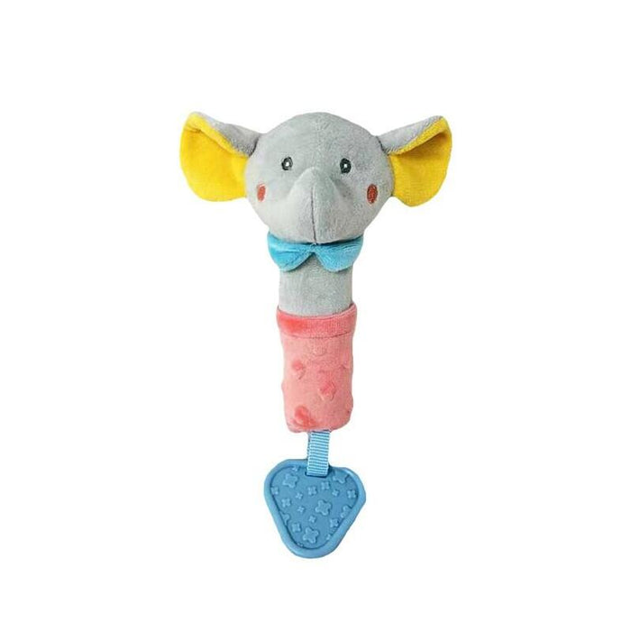 Zabawka Z Dzwiekiem Slonik Brzoskwiniowo-Szary 17 Cm
