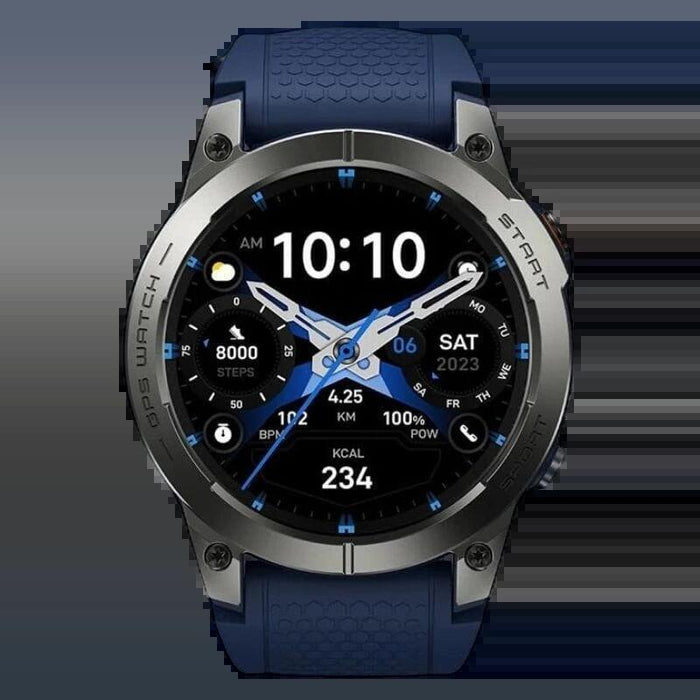Zeblaze Stratos 3 Pro Azul - Reloj Inteligente Con Pantalla Amoled Hd - Desprecintado