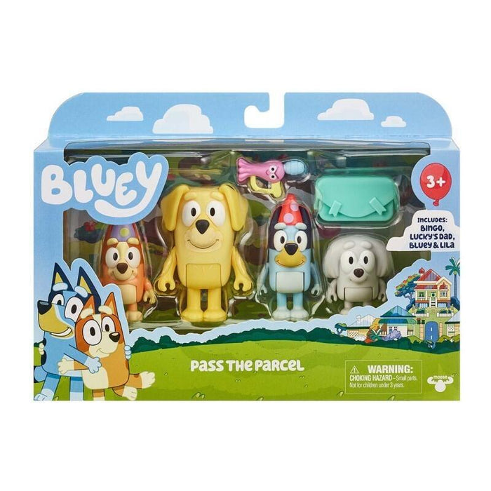 Zestaw Figurek Bluey Przesylka 4-Pak