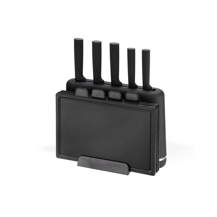 Zestaw Nozy + Desek Na Podstawce Mr-1412-Black