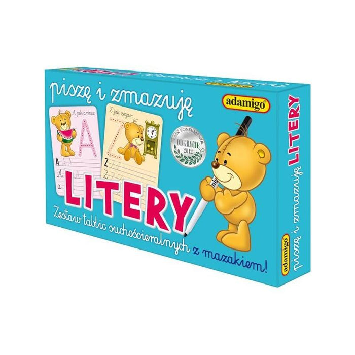 Zestaw Tablic Piszê I Zmazujê Litery