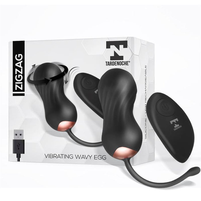 Zigzag Huevo Vibrador Con Control Remoto Usb Función Zigzageante Usb Silicona