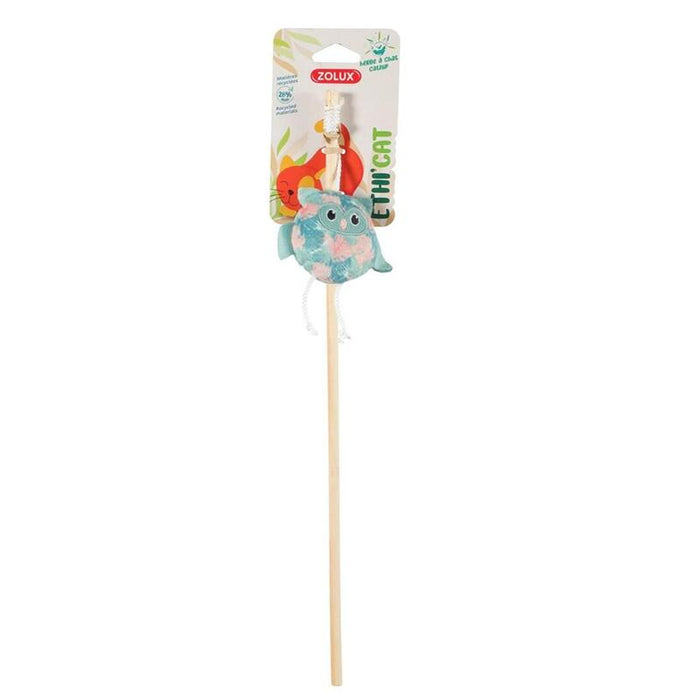 Zolux Ethicat Owl Fishing Rod - Juguete Para Gato - 40cm