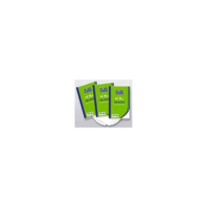 Zorrilla Recambio 100 Hojas Folio 4 Taladros 90gr Liso Papel Blanco