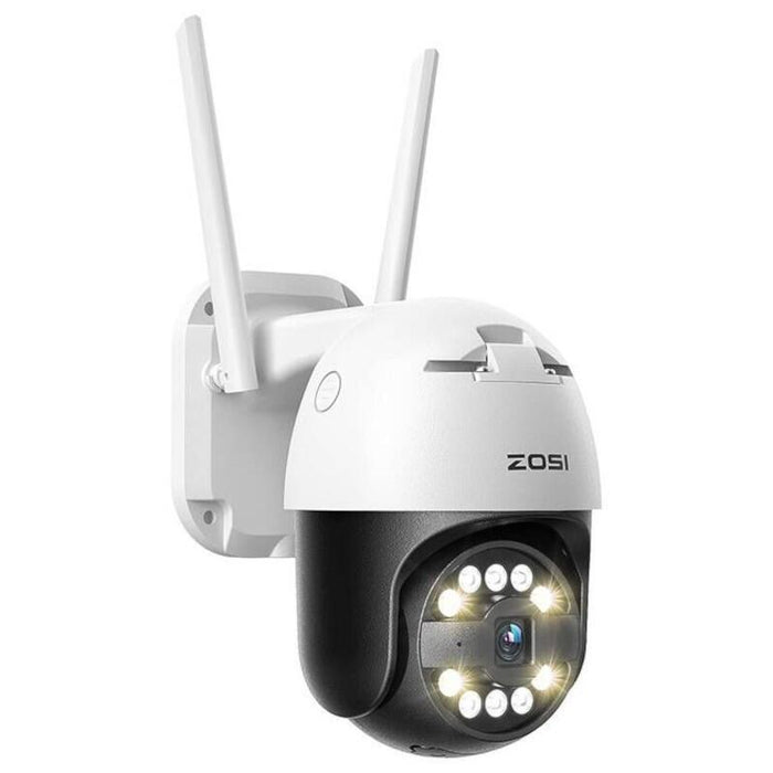 Zosi C296 5mp 3k Wifi P/T Poe Ip66 Blanco + Tarjeta Microsd 32gb