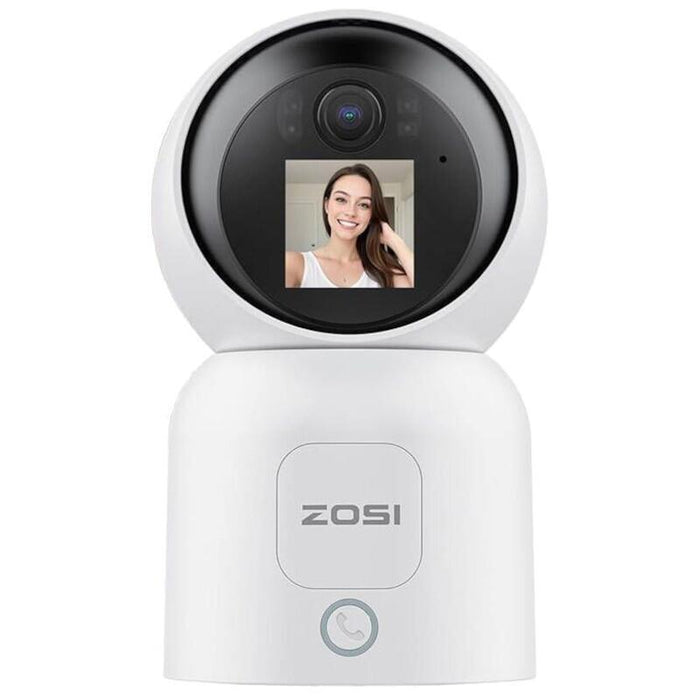 Zosi C519m 4 Mpx 2.5k P/T Wifi Dual Detección De Movimiento Pantalla Blanco